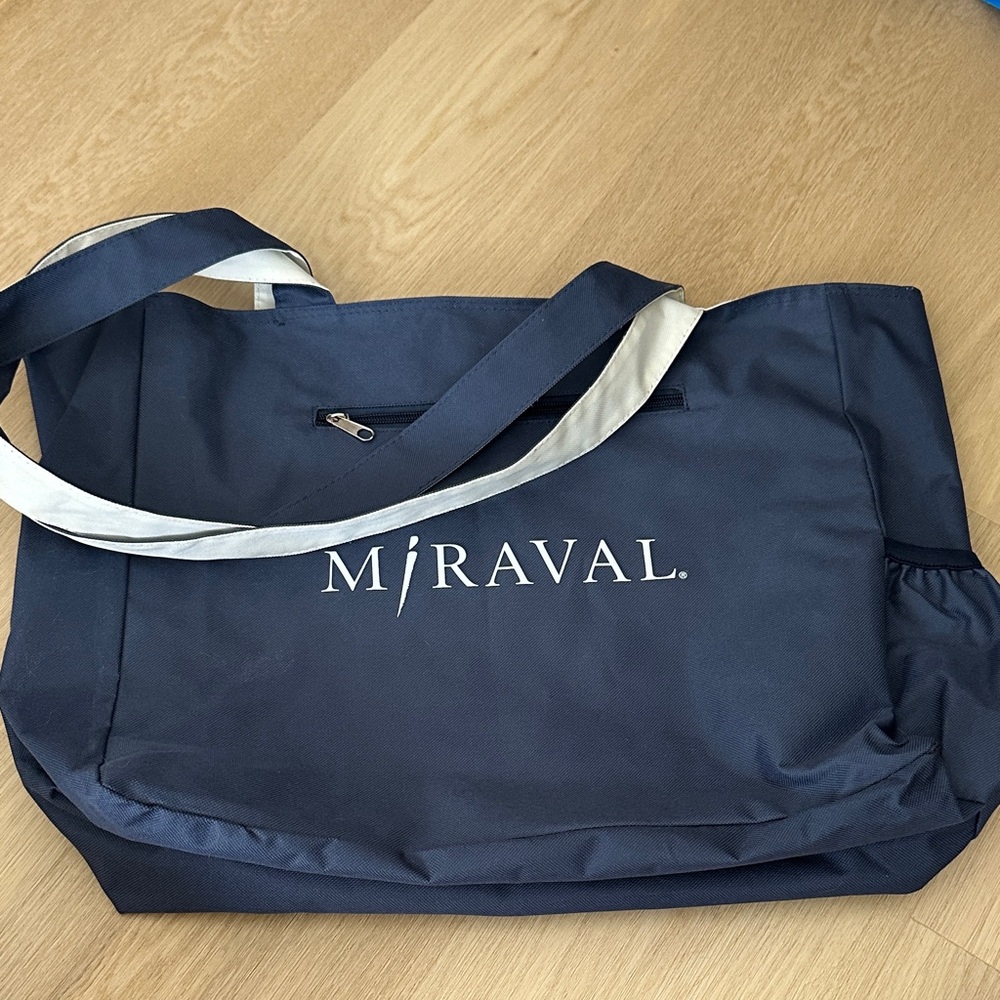 Miraval Navy Tote Bag